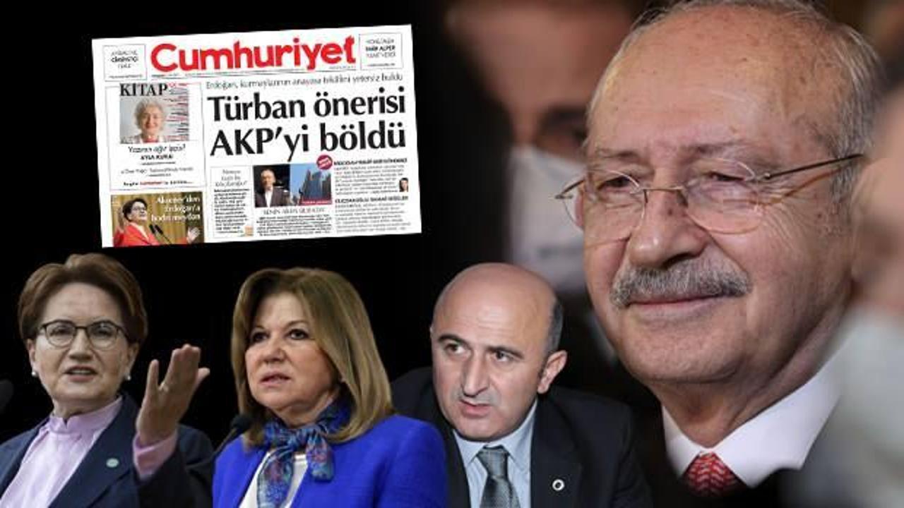 Cumhuriyet gazetesinin saklamaya çalıştığı gerçek: Başörtüsü teklifi CHP'yi böldü