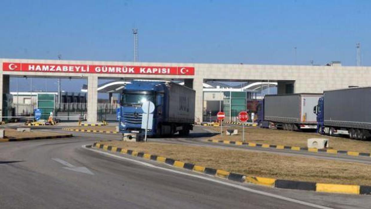 Hamzabeyli'den rekor tır &ccedil;ıkışı