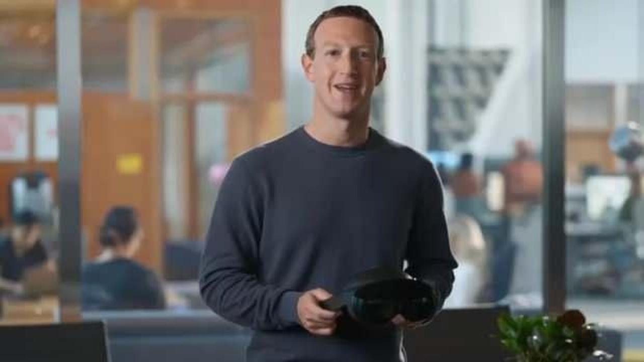 Mark Zuckerberg 30 bin liralık sanal gerçeklik kulaklığı Quest Pro VR'ı tanıttı