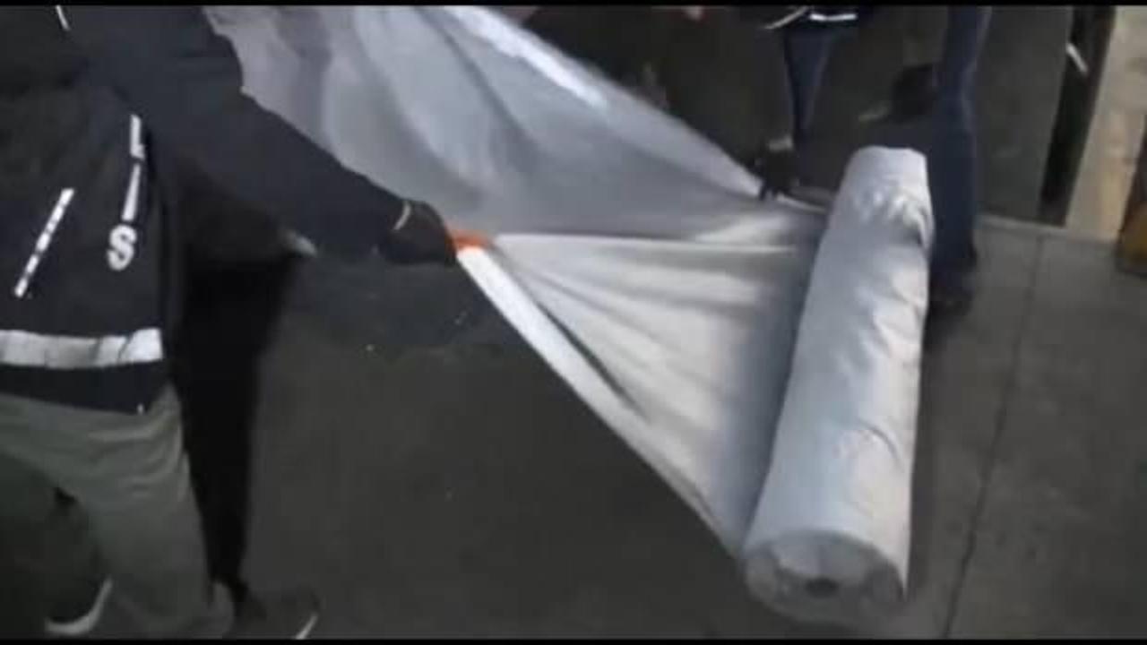 Meksika'dan gelen gemide 1 bu&ccedil;uk ton uyuşturucu ele ge&ccedil;irildi