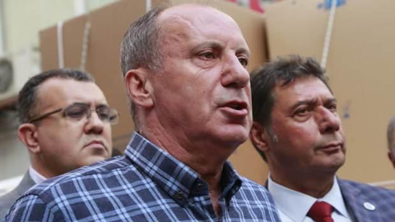 Muharrem İnce: Kılıçdaroğlu'nun açıklamaları tehlikeli