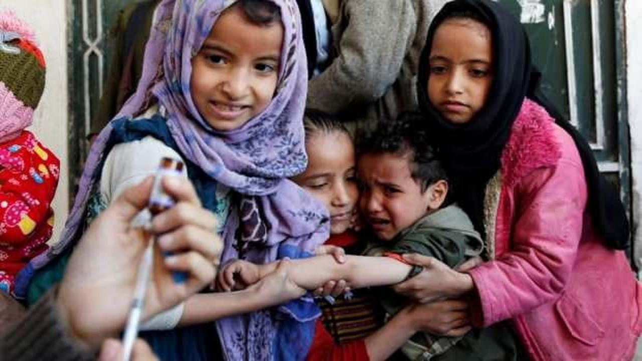 Yemen'de 18 &ccedil;ocuk son kullanma tarihi ge&ccedil;miş ila&ccedil;tan &ouml;ld&uuml;