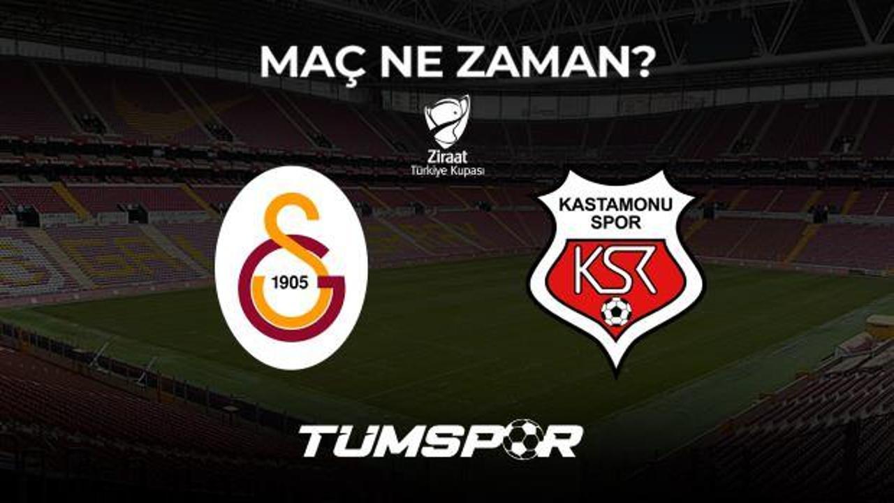 Galatasaray Kastamonuspor maçı ne zaman, saat kaçta ve hangi kanalda? Ziraat Türkiye Kupası!