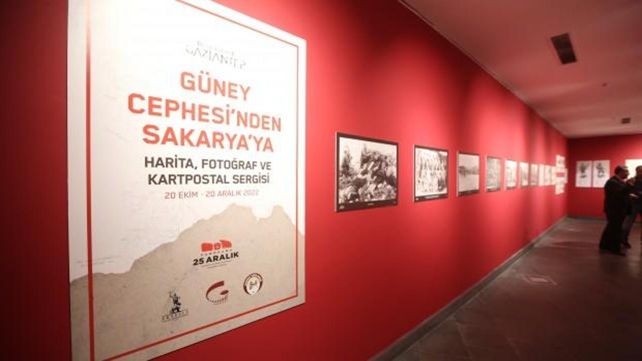 G&uuml;ney Cephesi'nden Sakarya'ya harita, fotoğraf ve kartpostal sergisi a&ccedil;ıldı