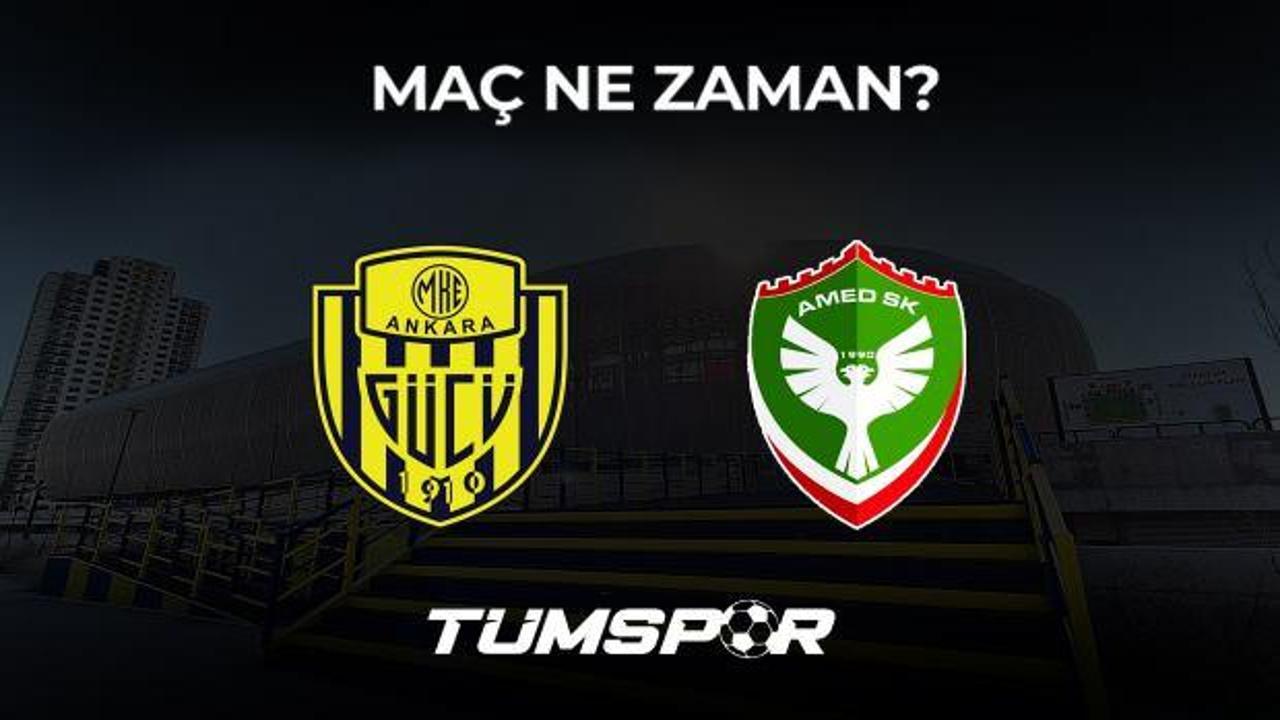 MKE Ankaragücü Amedspor kupa maçı ne zaman?
