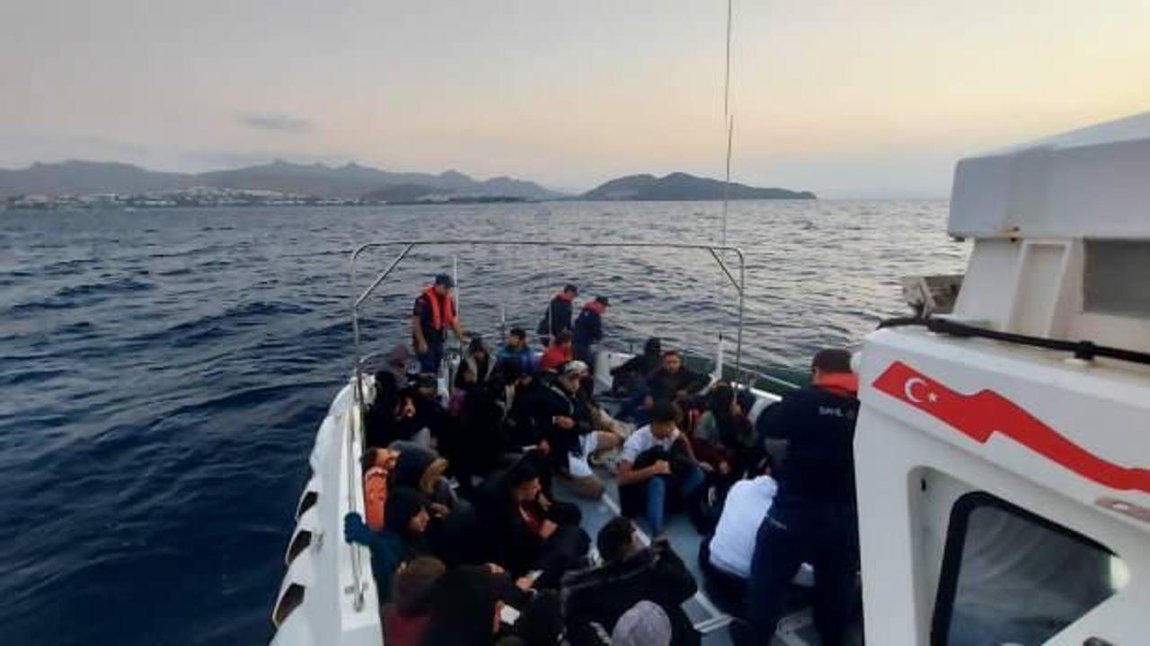 Yunan unsurlarının geri ittiği 28 düzensiz göçmen kurtarıldı