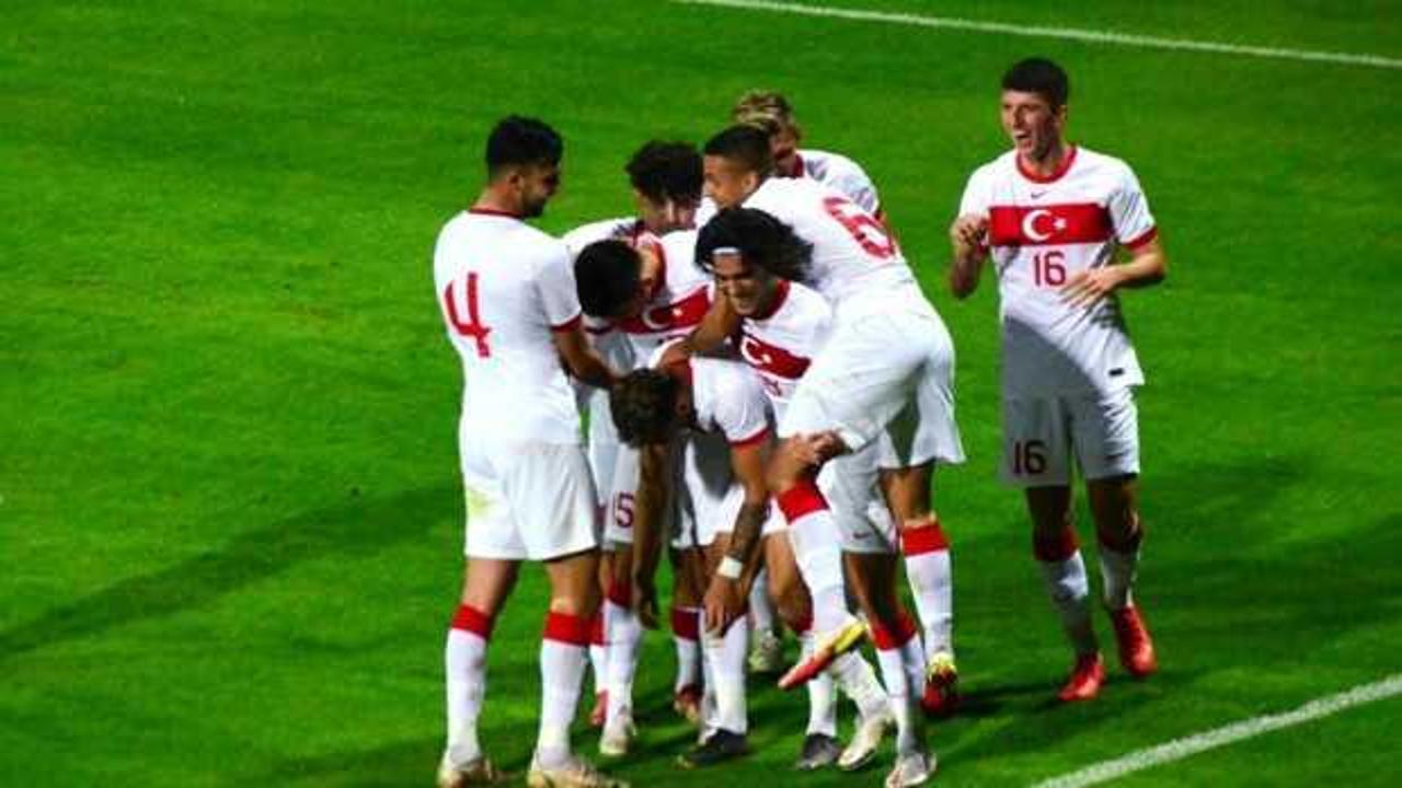 19 Yaş Altı Milli Futbol Takımı, Endonezya'yı 2-1 yendi