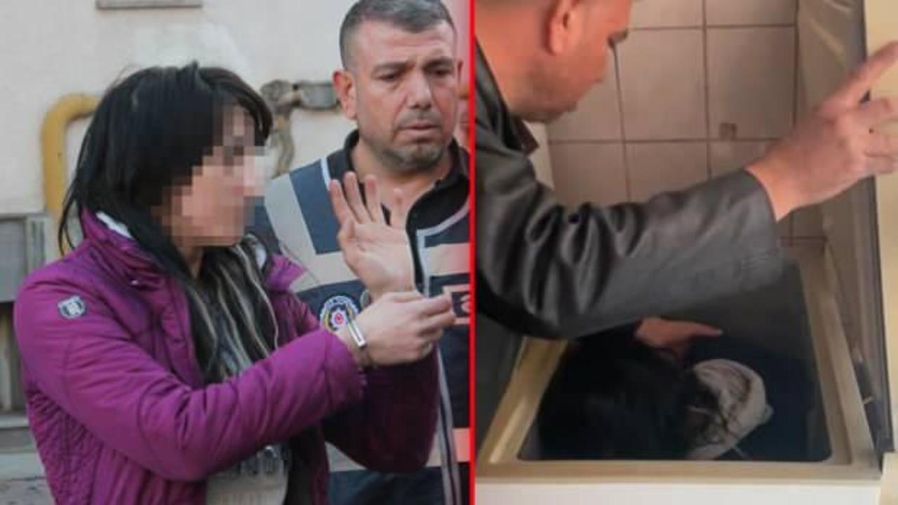 4 farklı su&ccedil;tan aranıyordu, derin dondurucuda saklanırken yakalandı 