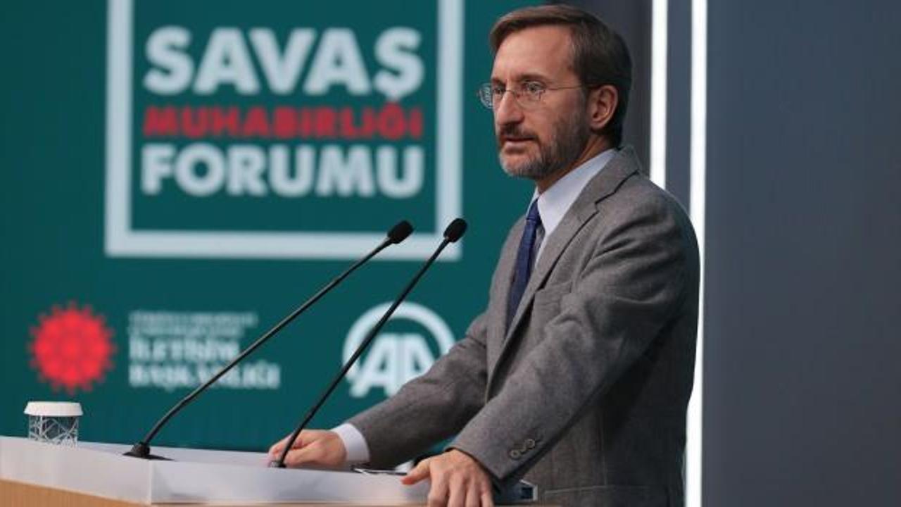 Fahrettin Altun: Bir fotoğraf bazen savaşın seyrini değiştirebilir