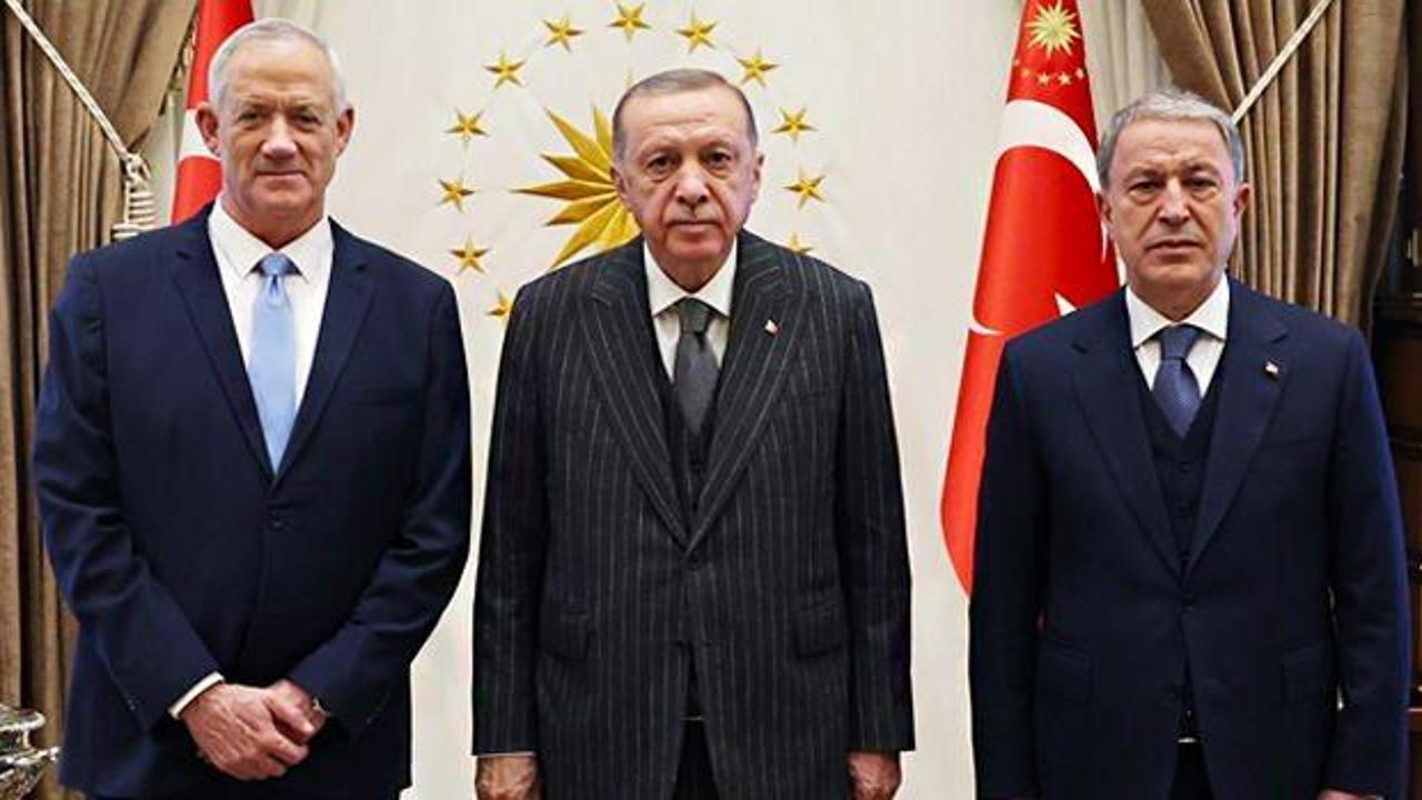 İsrailli bakan Beştepe'de: Erdoğan ve Bakan Akar'a müteşekkiriz