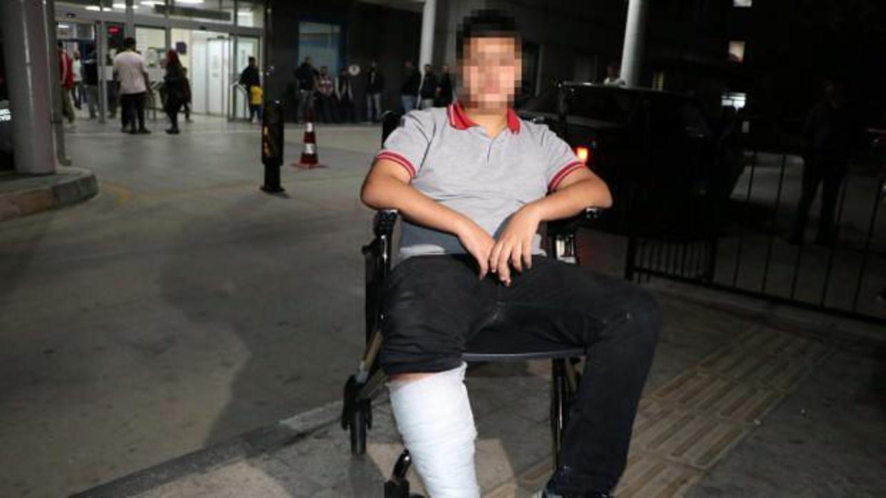 Öğrencisini darbedip ayağını kırdığı iddia edilen öğretmen gözaltına alındı