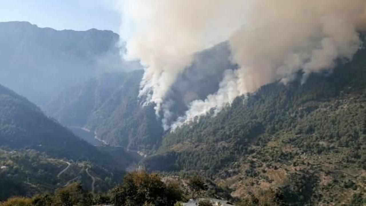 Osmaniye'de g&uuml;nlerdir s&uuml;ren yangından g&uuml;zel haber