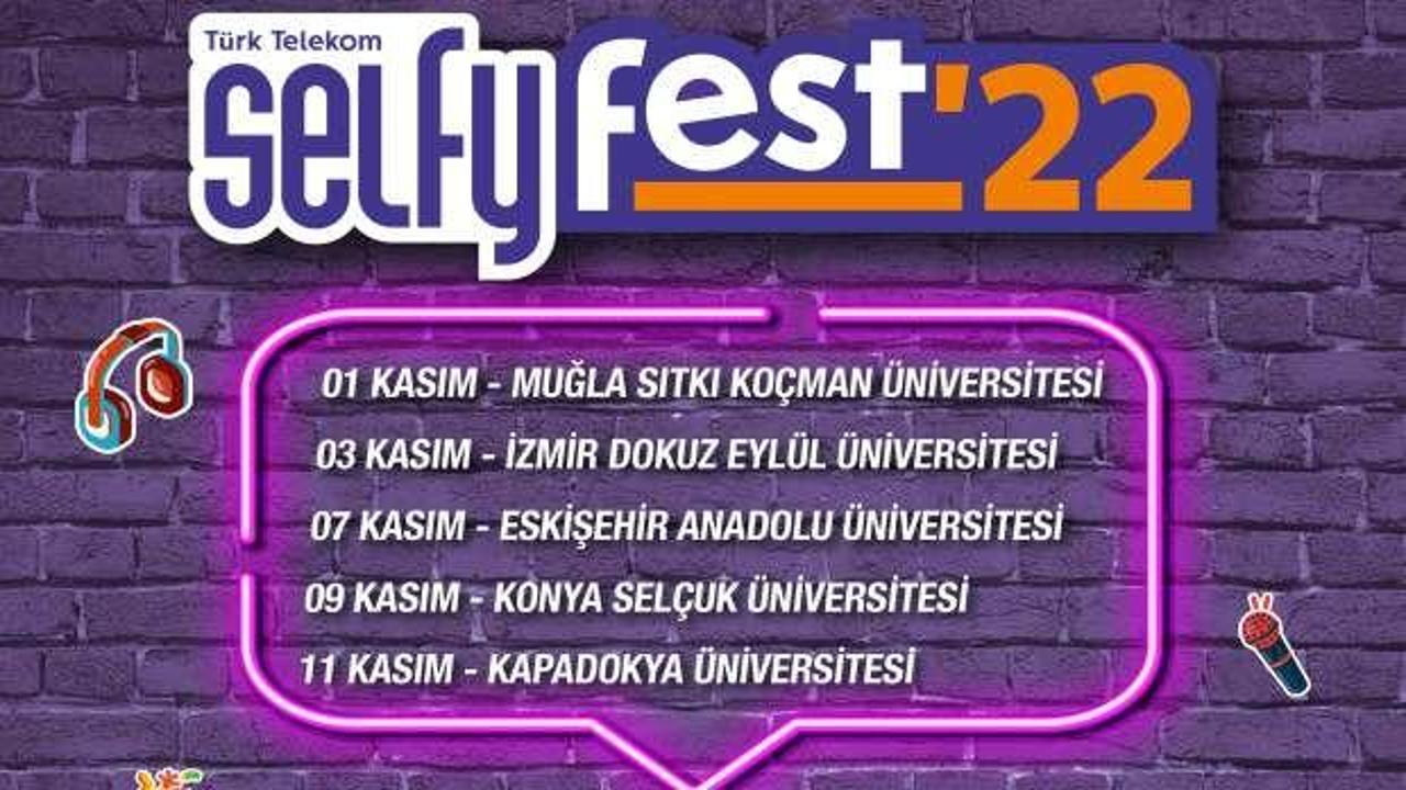 Türk Telekom Selfy ile kampüslerde festival coşkusu başlıyor