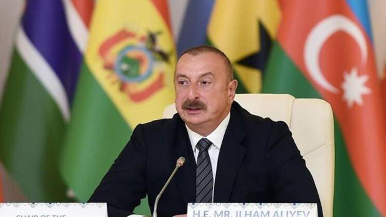 Aliyev'den Arap Birliği Zirvesi'nde Fransa çıkışı!