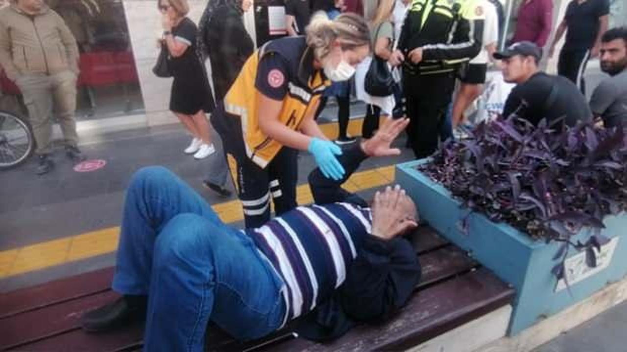 Antalya'da bankta baygın halde bulundu, uyandırılınca da ekiplere tehditler savurdu