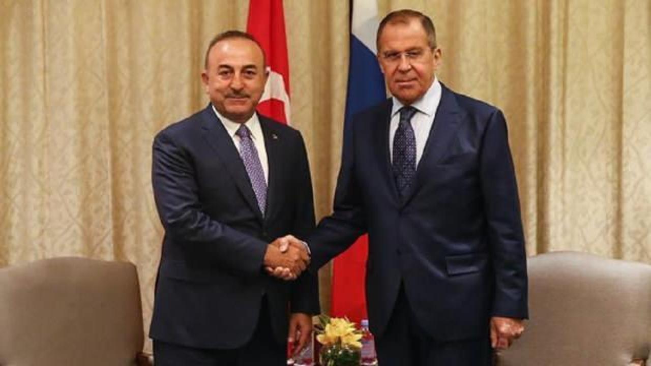 Bakan Çavuşoğlu, Rus mevkidaşı Lavrov ile görüştü