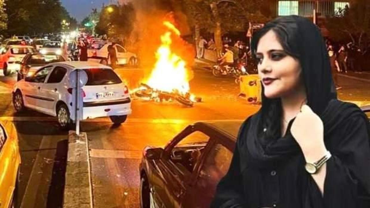 İran'da Mahsa Amini isyanı s&uuml;r&uuml;yor: &Ouml;l&uuml; sayısı 304'e &ccedil;ıktı
