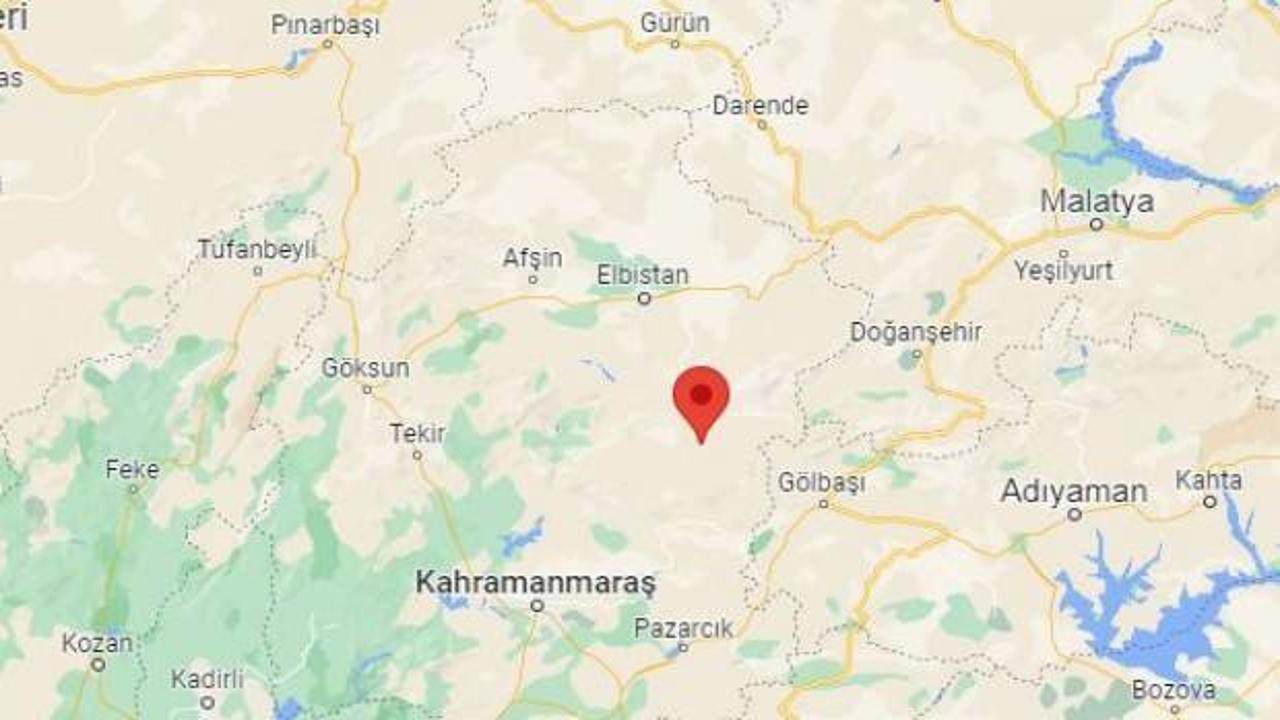 Kahramanmaraş'ta deprem meydana geldi