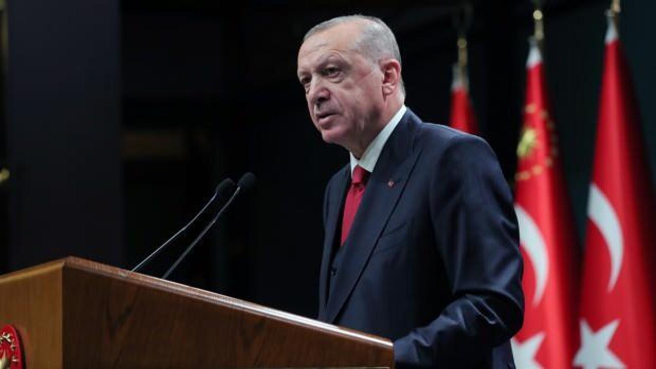 Cumhurbaşkanı Erdoğan'dan şehit askerlerin ailelerine taziye mesajı