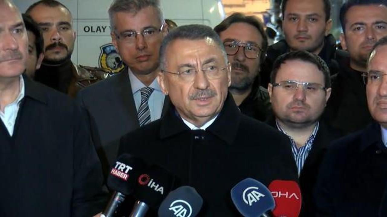 Cumhurbaşkanı Yardımcısı Oktay: Kadın saldırgan bombayı patlattı