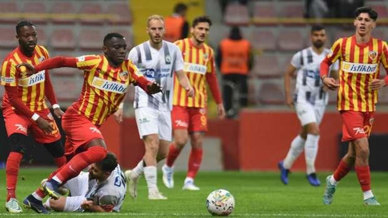 Kayserispor, Sivas Belediye karşısında tek golle turladı