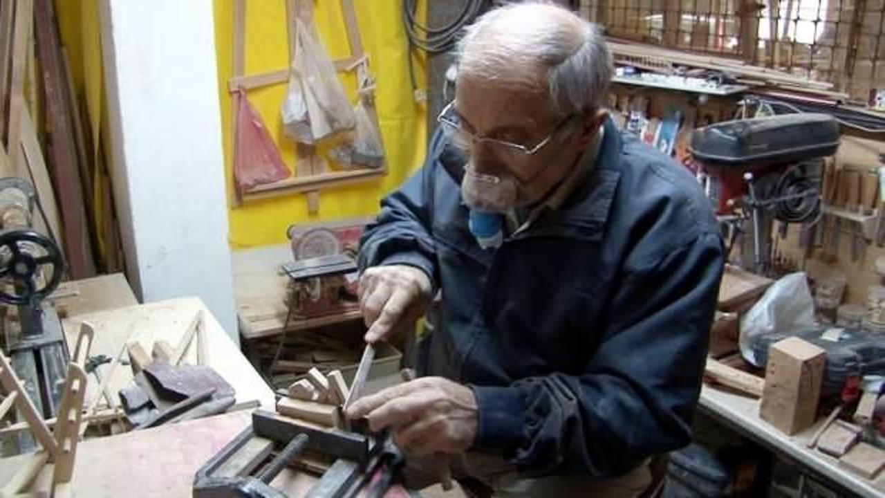 72 yaşında hobi olarak başladı şimdi siparişlere yetişemiyor