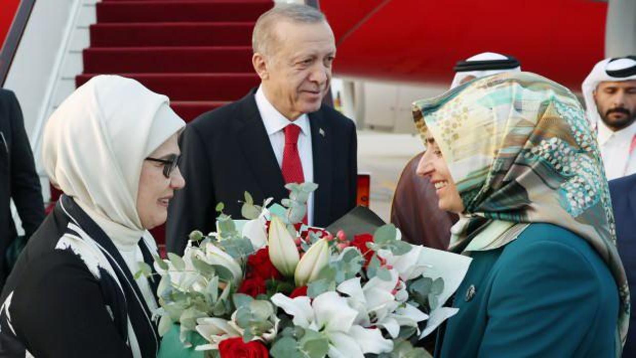 Başkan Erdoğan D&uuml;nya Kupası i&ccedil;in Katar'da!