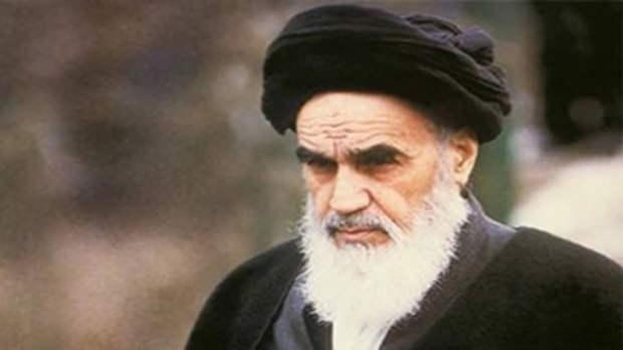 İran devriminin lideri Humeyni'nin baba evinin ateşe verildiği iddia edildi .