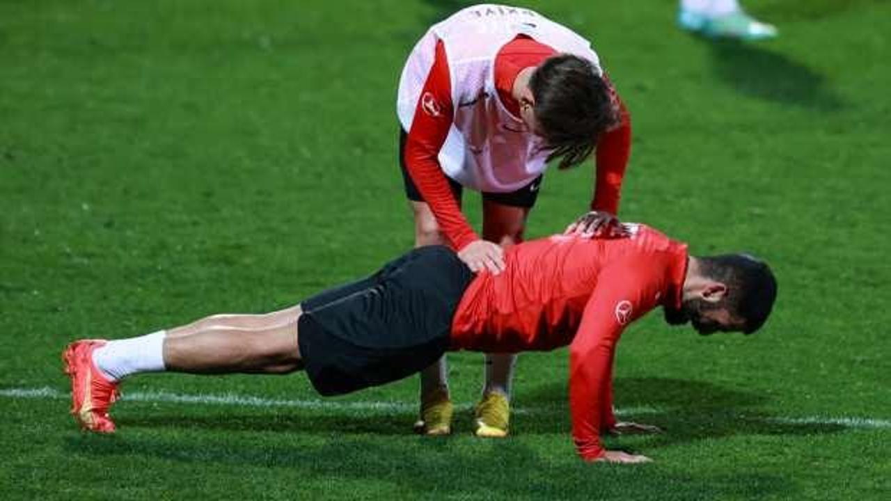 Milli Takım'da İskoçya ve Çekya mesaisi başladı! Antrenmanda keyifli görüntüler