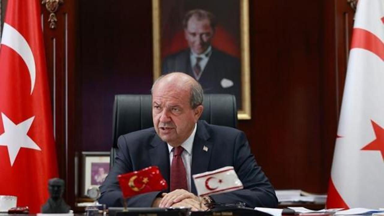 Rumların KKTC bayraklarını yakmasına &ccedil;ok sert tepki