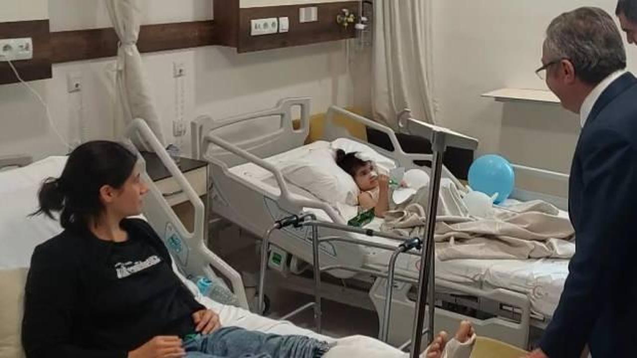 Saldırıdan yaralı olarak kurtulan Almeda plastik cerrahi b&ouml;l&uuml;m&uuml;ne sevk edildi