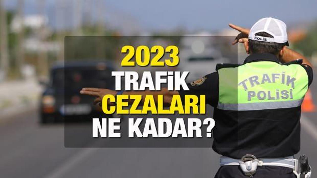 Trafik cezaları ne kadar 2023? Trafik cezası ve ceza maddeleri açıklandı! 