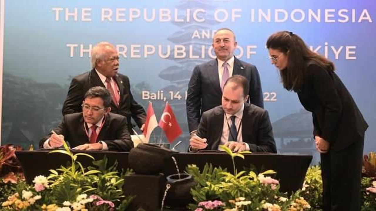 Türkiye ile Endonezya arasında 5 anlaşma imzalandı