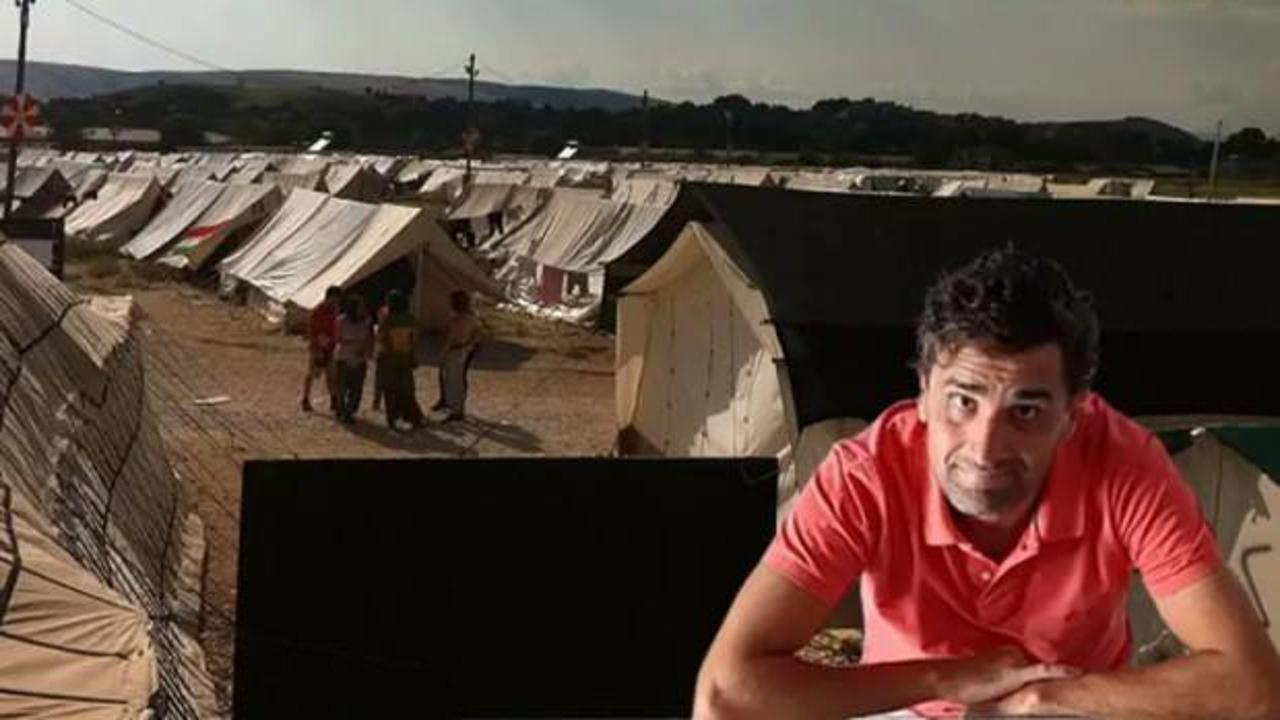 Yunanistan'daki m&uuml;lteci kampını gezdi, isyan etti: Avrupalı olmaktan utanıyorum