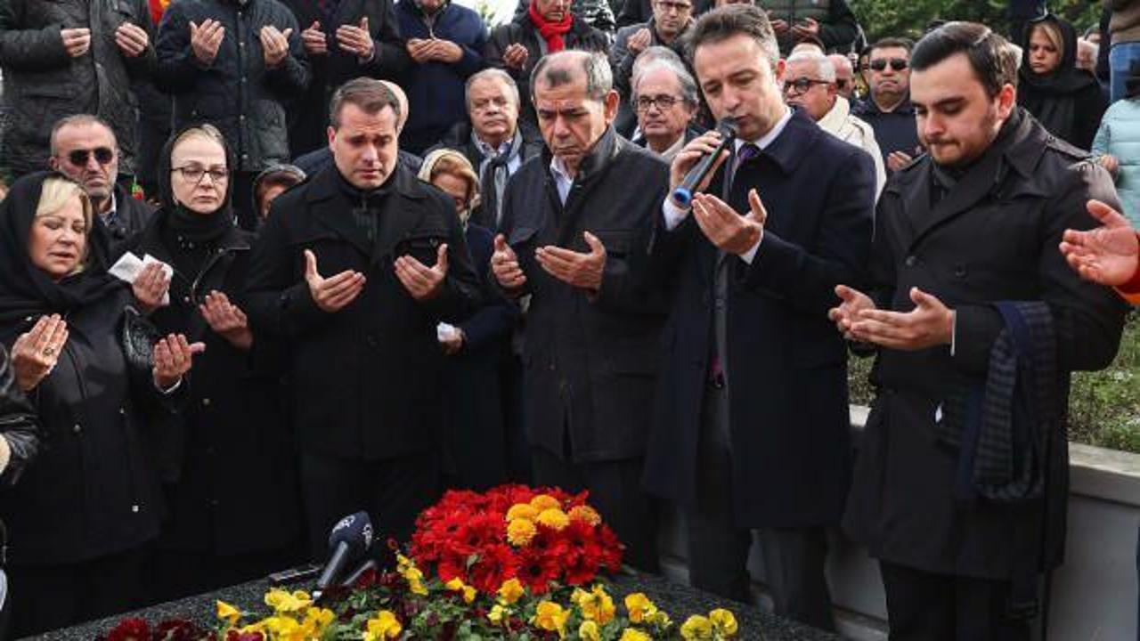 Galatasaray'ın eski başkanı Mustafa Cengiz için anma töreni düzenlendi