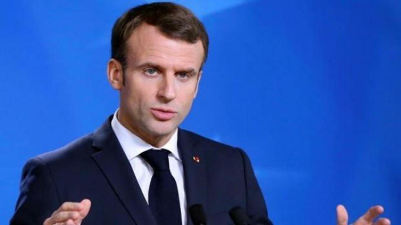 Macron: Yeni bir düzene topluca geçiş yapıldı