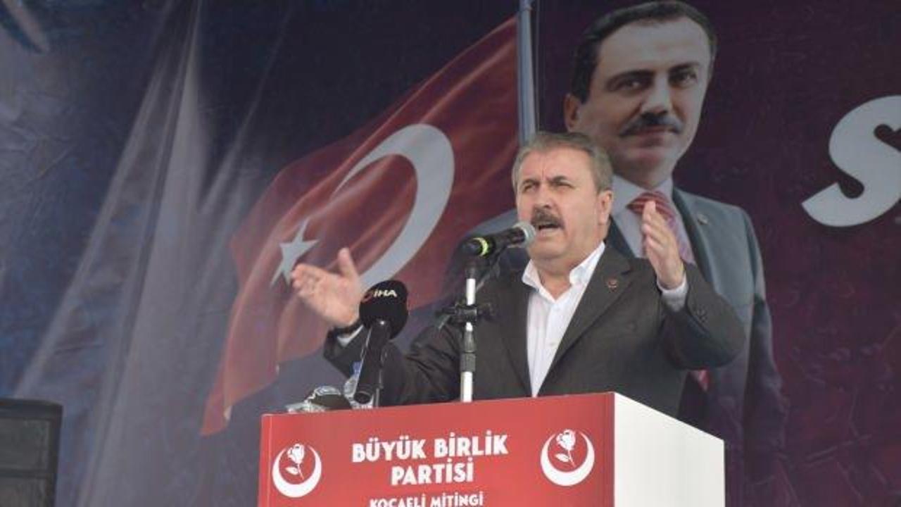 Mustafa Destici: Kürt sorunu yoktur, terör sorunu vardır!