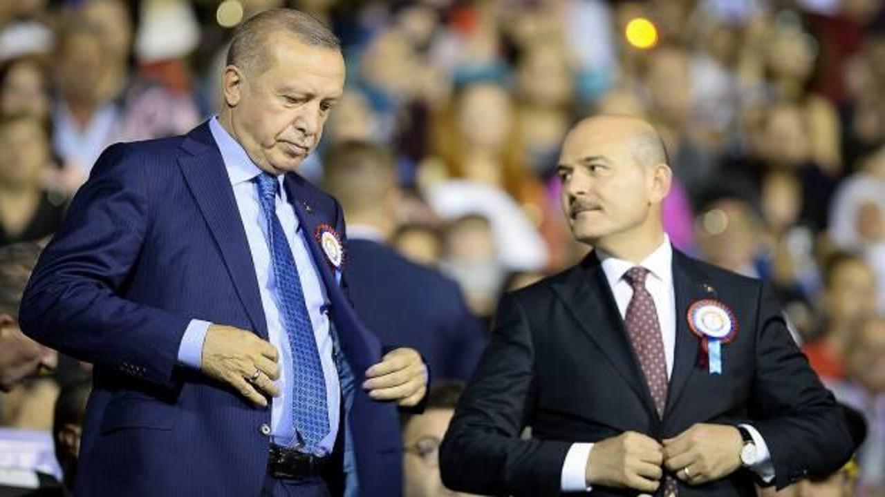 Bakan Soylu'dan Başkan Erdoğan'a teşekkür