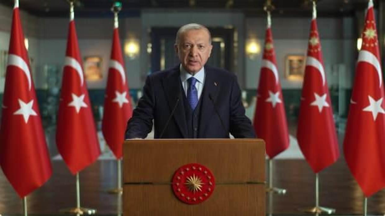 Cumhurbaşkanı Erdoğan gönderdiği mesajda Kızılay'a teşekkür etti