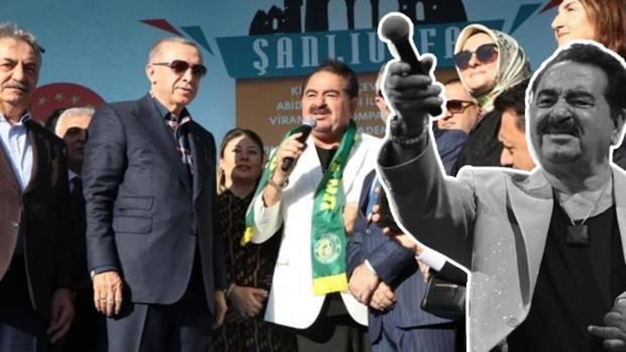 Cumhurbaşkanı Erdoğan'ın yanında aniden K&uuml;rt&ccedil;e konuşmaya başladı! İbrahim Tatlıses 'Te go tı &ccedil;ı go tı' diyerek neyi kastetti?