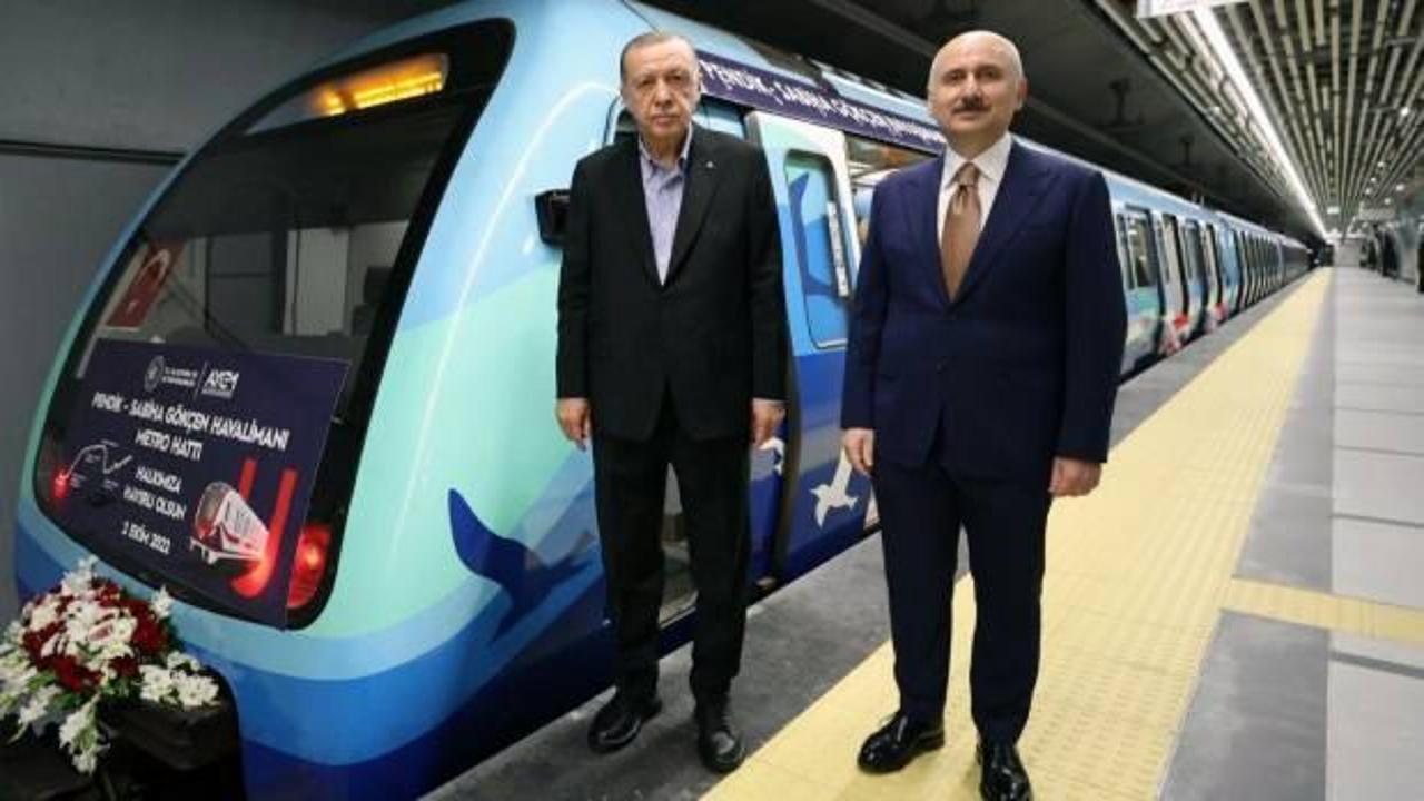 Sabiha G&ouml;k&ccedil;en metro hattı yolcu sayısı 1.4 milyona yaklaştı