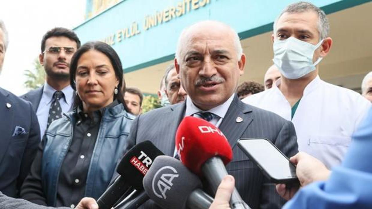 TFF Başkanı Mehmet Büyükekşi'den olaylı İzmir derbisinde yaralanan taraftara ziyaret!