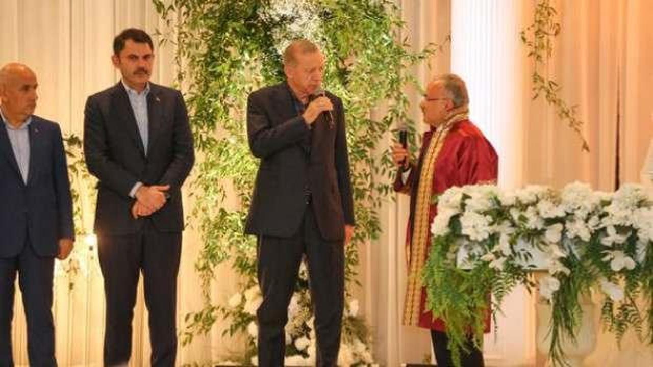 Başkan Erdoğan nikah törenine katıldı
