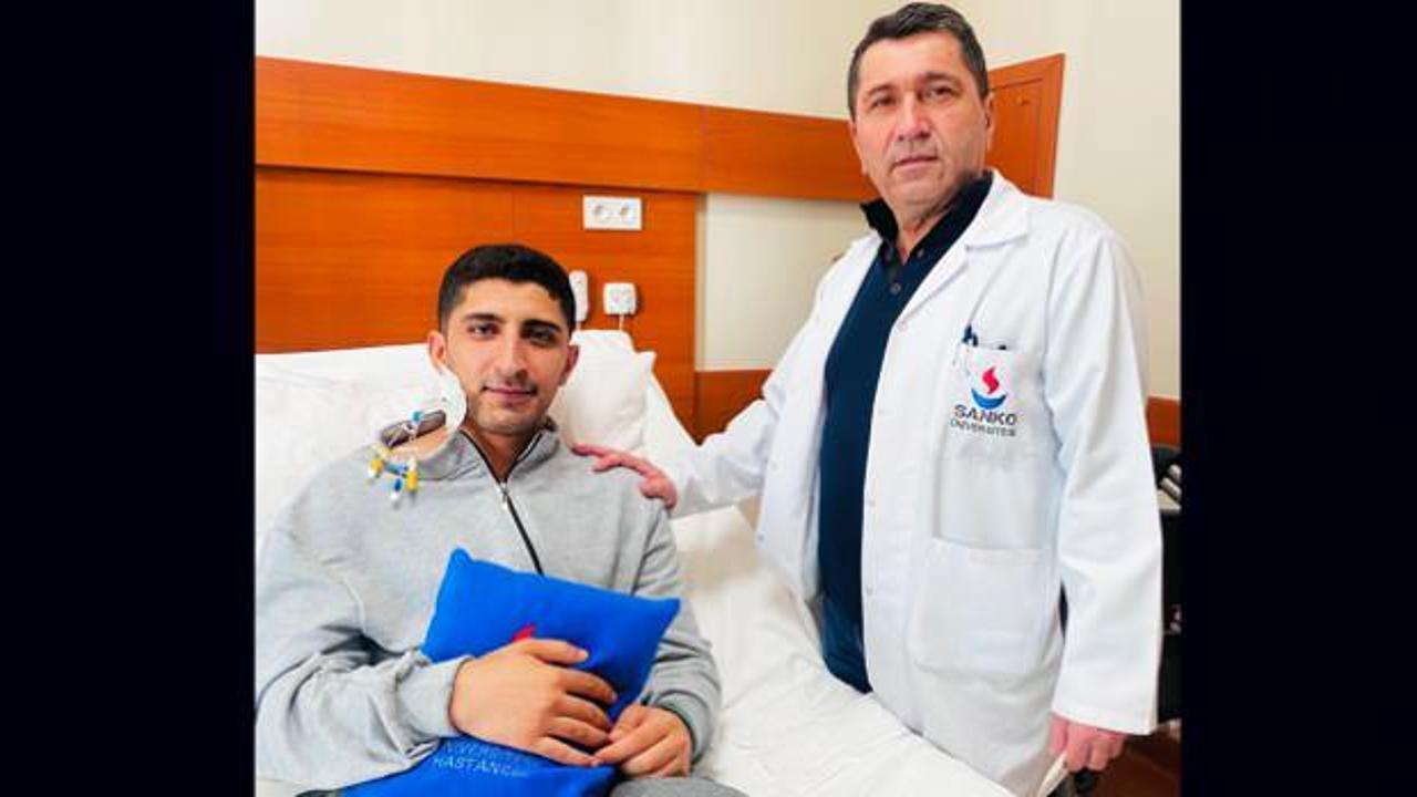 Gaziantep'e ziyarete geldi, kalbinde 5 delik olduğunu &ouml;ğrenip hayatının şokunu yaşadı!