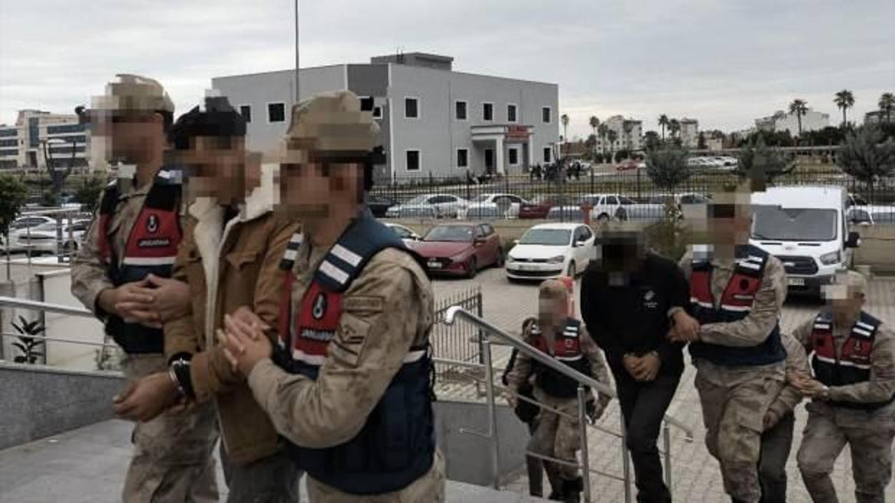 Hatay'da tarladan 2 ton zeytin &ccedil;alan 3 ş&uuml;pheli tutuklandı