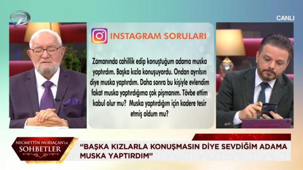 Muska yaptırmak g&uuml;nah mı? Bu soru internetin g&uuml;ndemine oturdu! 'Eşiyle evlenmek i&ccedil;in muska yaptırmış'