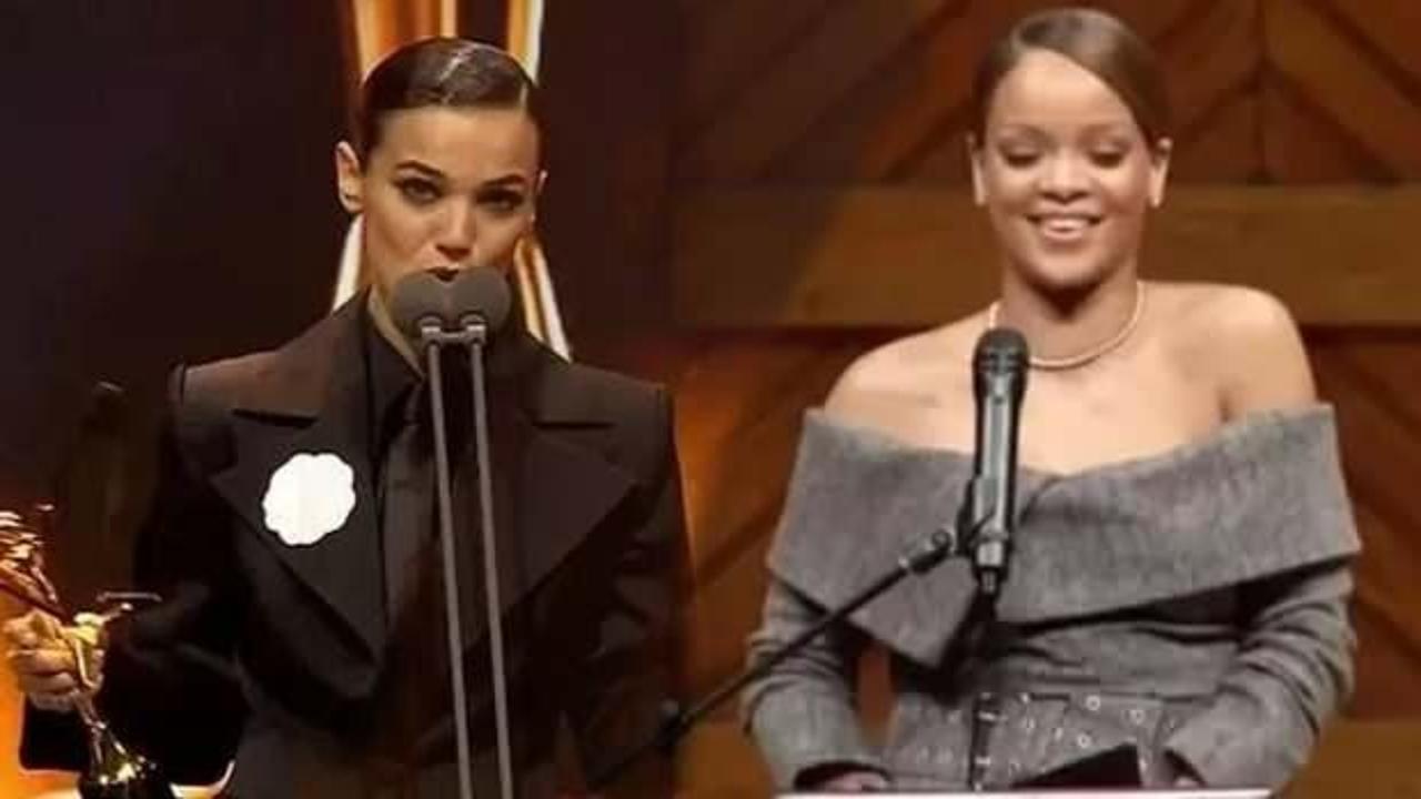 Pınar Deniz'in ödül konuşmasının taklit olduğu ortaya çıktı! O sözler meğer Rihanna'ya aitmiş! 