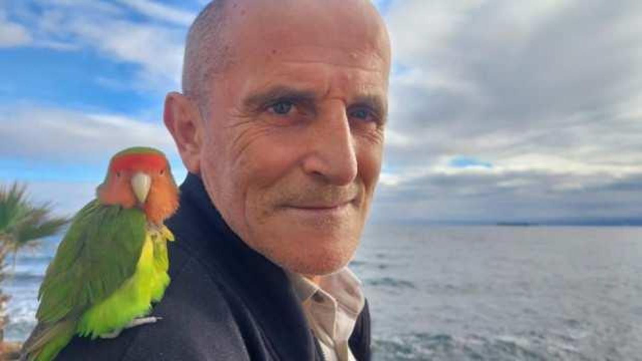 Strese giren papağanı b&ouml;yle iyileştirdi, şimdi en iyi arkadaşı oldu