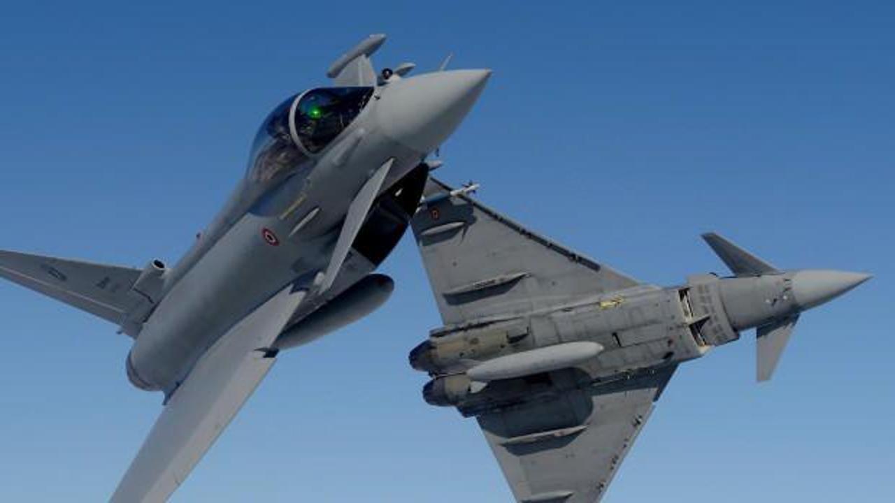 Eurofighter Typhoon savaş uçağı düştü