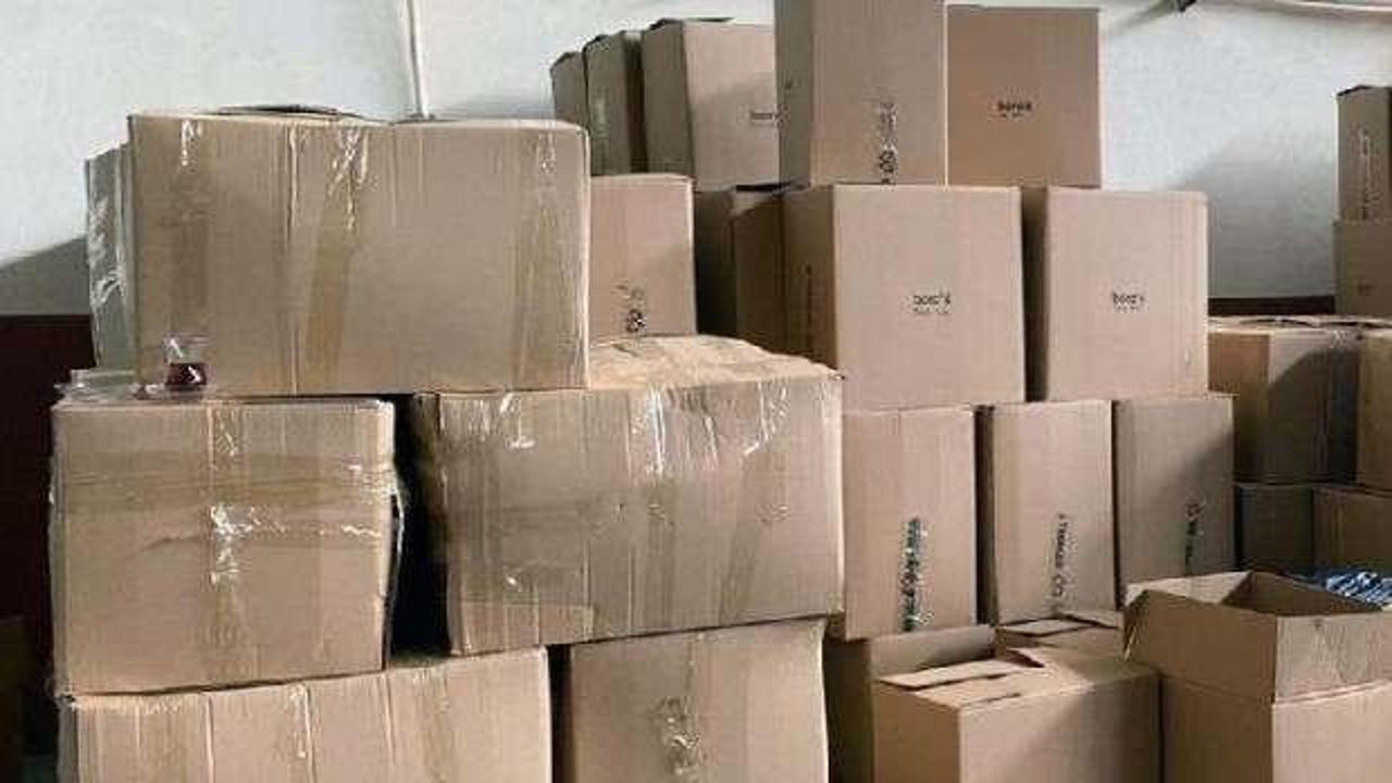 Sinop'ta 30 bin 200 makaron ele ge&ccedil;irildi: 2 kişi g&ouml;zaltında!